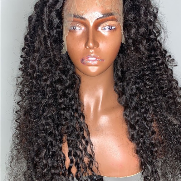 Custom 28’ HD Lace Curly Human hair wig ready to ship - Picture 1 of 9